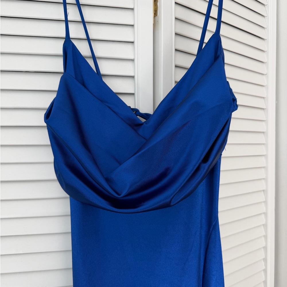 Windsor Royal Blue Prom Dress - Picture 2 of 4